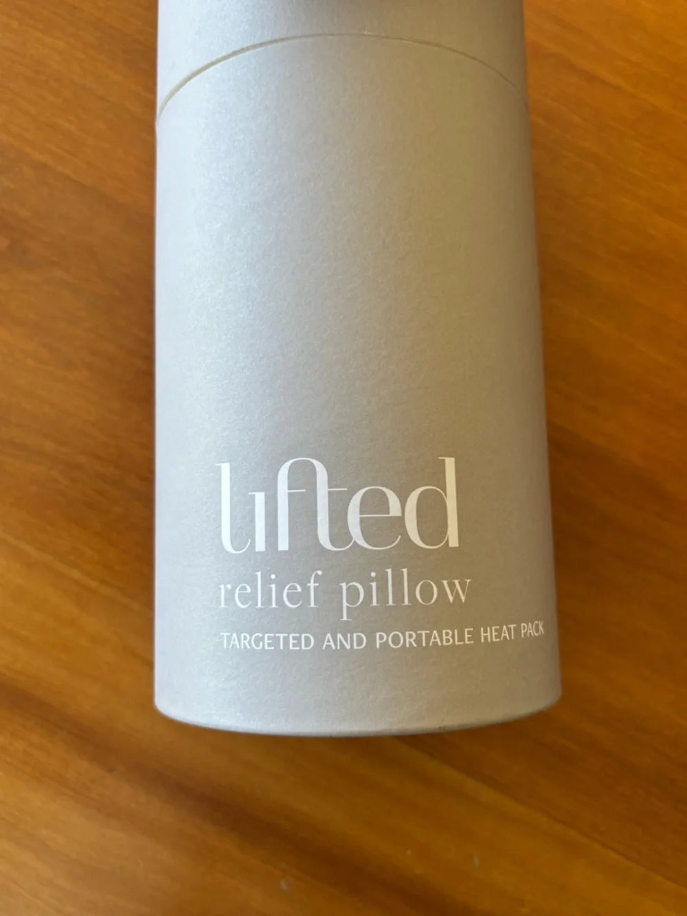 Lifted Relief Pillow - Light beige Portable Heat Pillow brand new never opened - Picture 2 of 9